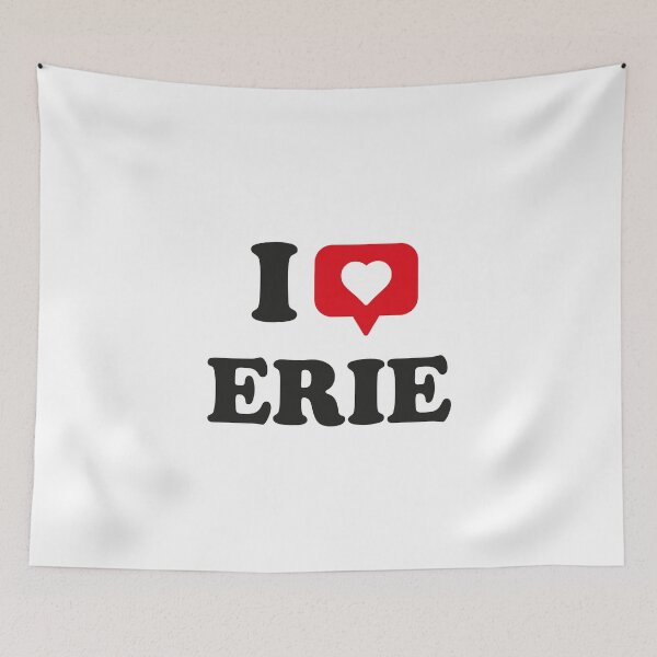 Item preview, I Love Erie, I Heart Erie, Hometown Erie, Pennsylvania designed and sold by Danylo Mikhnievych.