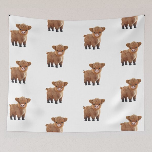 Item preview, Cute Mini Fluffy Cows Aesthetic designed and sold by schizarty.
