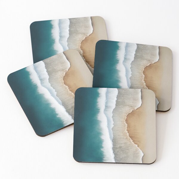Item preview, Ocean waves crashing on the beach designed and sold by aiwrua.