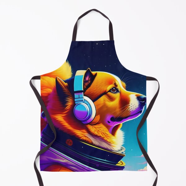 Item preview, Cool dog astronaut illustration in the space, colorful vibrant digital art 9 designed and sold by vishalraifx.