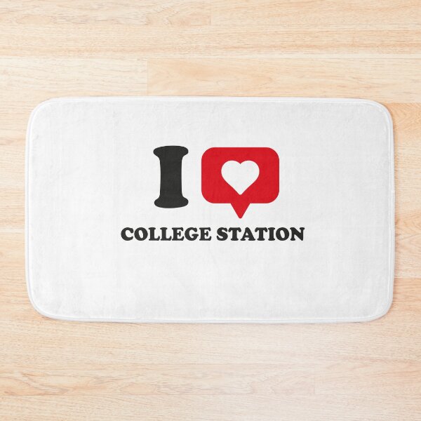 Item preview, I Love College Station, I Heart College Station, Hometown College Station, Texas designed and sold by Danylo Mikhnievych.