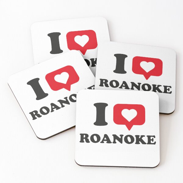 Item preview, I Love Roanoke, I Heart Roanoke, Hometown Roanoke, Virginia designed and sold by Danylo Mikhnievych.