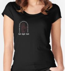 'Red Right Hand' t-shirt from the hit show Peaky Blinders. Women's Fitted Scoop T-Shirt