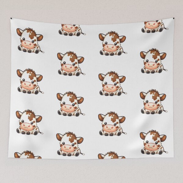 Item preview, Cute Mini Fluffy Cows Aesthetic designed and sold by schizarty.