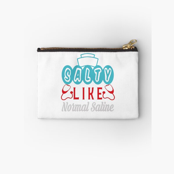 Aperçu de l'œuvre Salé comme une solution saline normale, infirmière, vie d'infirmière, étudiante en soins infirmiers cool, cadeau drôle d'infirmière, soins infirmiers mignons, salé comme créée et vendue par stapodstore.