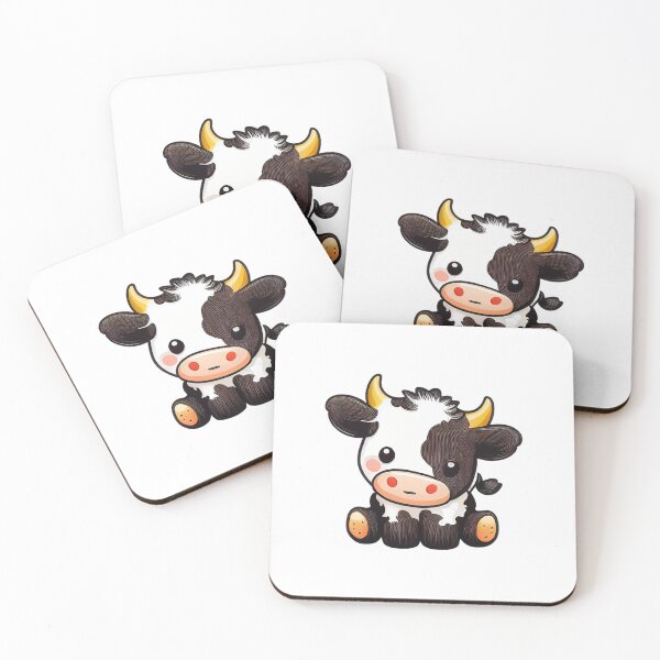 Item preview, Cute Mini Fluffy Cows Aesthetic designed and sold by schizarty.