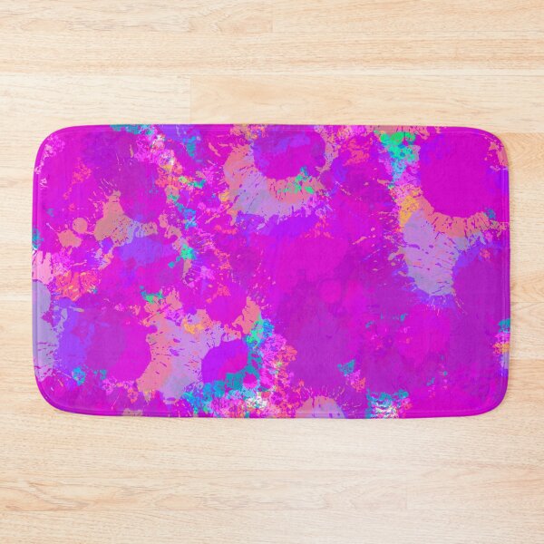 Item preview, Multicolor and Pink, Lilac and Purple Tones Splashes of Paint Pattern Design  designed and sold by theprintedclub.