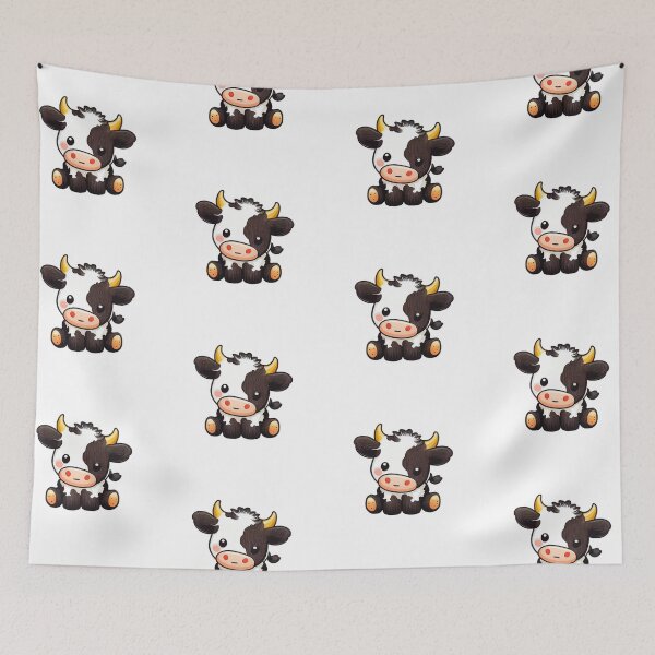 Item preview, Cute Mini Fluffy Cows Aesthetic designed and sold by schizarty.