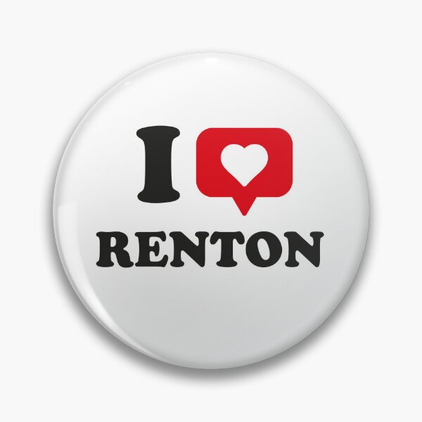 Item preview, I Love Renton, I Heart Renton, Hometown Renton, Washington designed and sold by Danylo Mikhnievych.