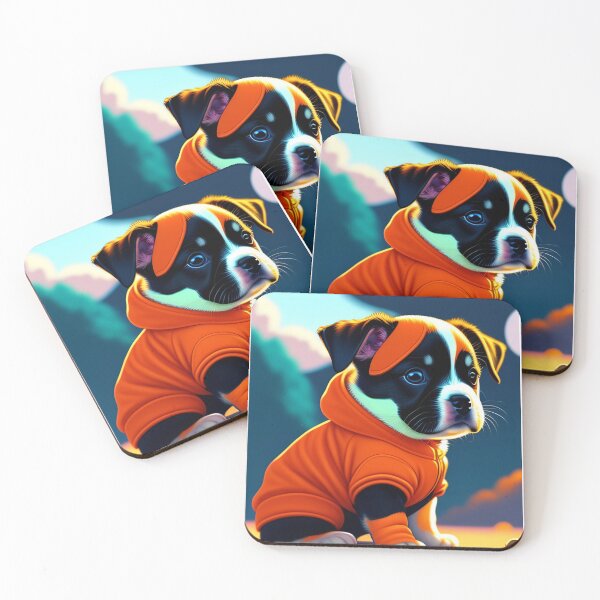 Item preview, Cool dog astronaut illustration in the space, colorful vibrant digital art 12 designed and sold by vishalraifx.