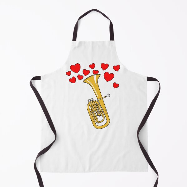 Item preview, Valentines Tenor Horn Teacher Brass Player Wedding Musician designed and sold by doodlerob.