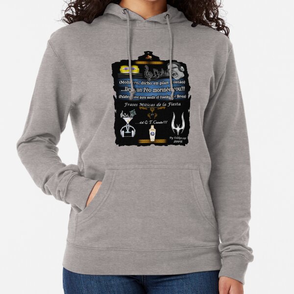 013Frases-art-eddyscap Sudadera ligera con capucha