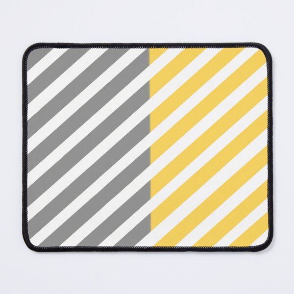 Item preview, Yellow and gray stripes fashionable cool pattern designed and sold by stayartsy07.