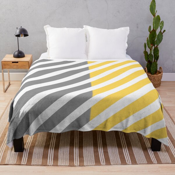 Item preview, Yellow and gray stripes fashionable cool pattern designed and sold by stayartsy07.