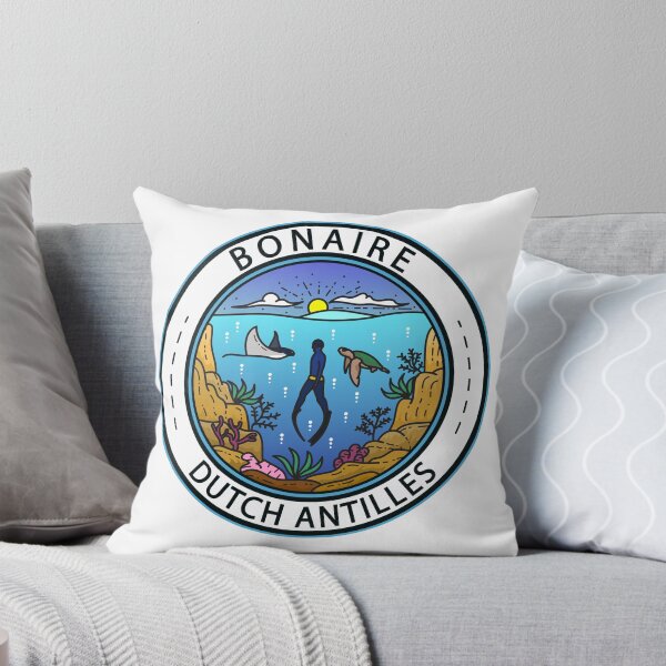 Aperçu de l'œuvre Insigne de plongée Bonaire Antilles néerlandaises créée et vendue par KrisSidDesigns.