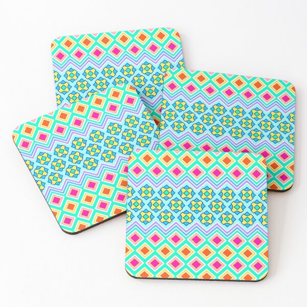 Item preview, Square wavy pattern art designed and sold by Charmy Design.