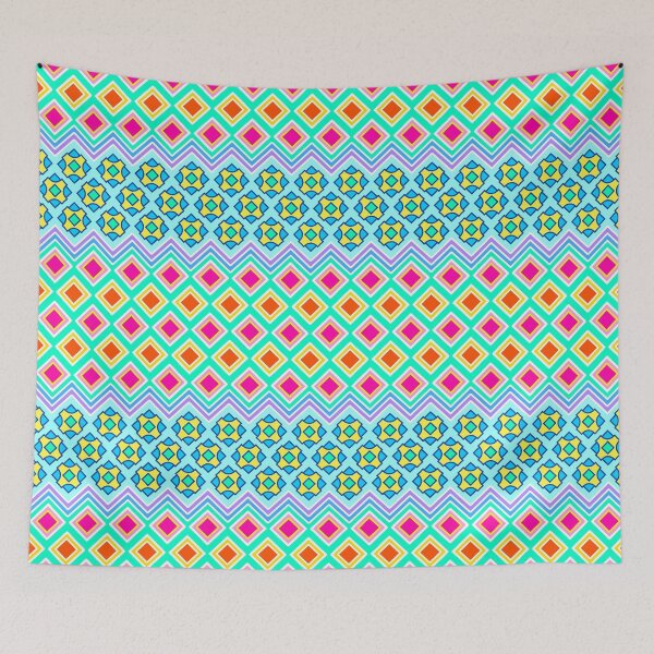 Item preview, Square wavy pattern art designed and sold by Charmy Design.