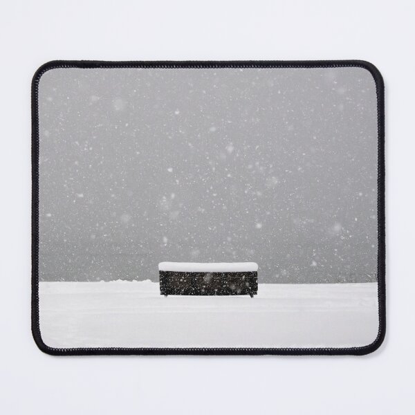 Item preview, Snowy lonely bench  designed and sold by mylensflow.