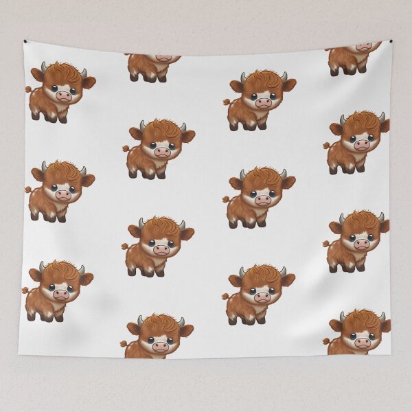 Item preview, Cute Mini Fluffy Cows Aesthetic designed and sold by schizarty.
