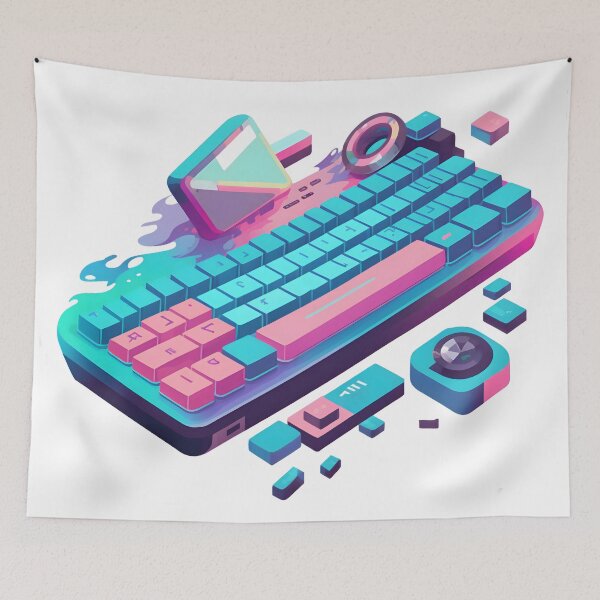 Item preview, creative brush keyboard designed and sold by rondoesthis.
