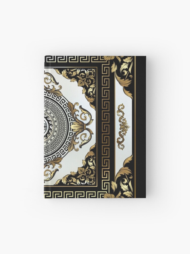 Greek Meander - Greek Key Black and gold Wrapping Paper by