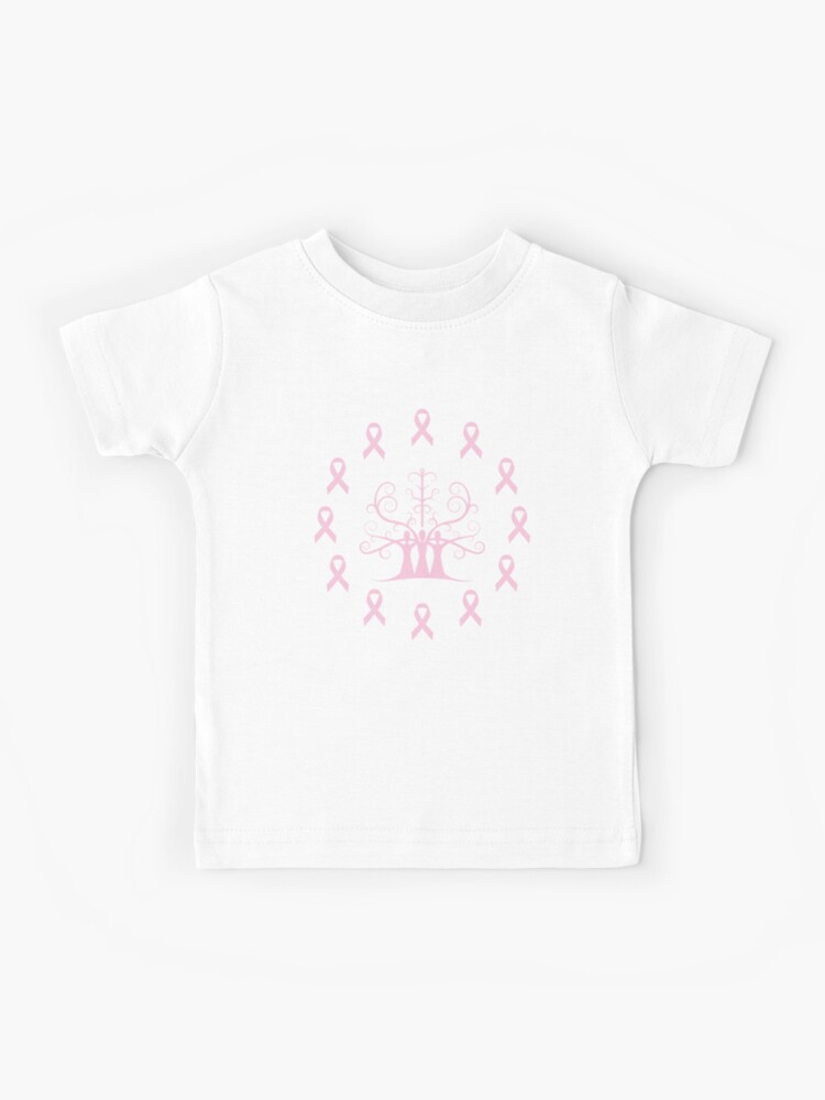 Breast Cancer Awareness Light Pink Ribbon Sisters Tree Of Life Kids  T-Shirt for Sale by SubtleSplit