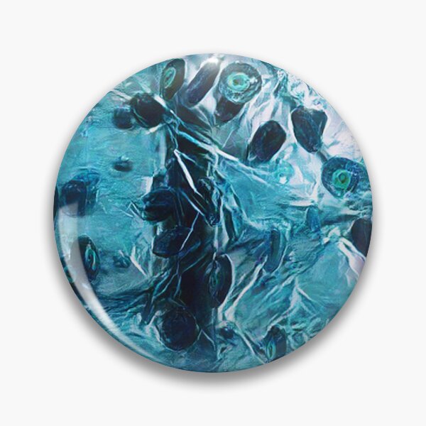 Item preview, Greek Evil Eye Blue Abstract Digital Art designed and sold by Gogmagosh.