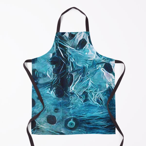 Item preview, Greek Evil Eye Blue Abstract Digital Art designed and sold by Gogmagosh.