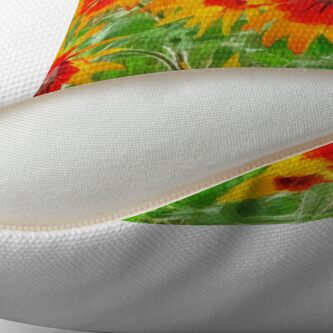 Alternate view of Flowers Floor Pillow
