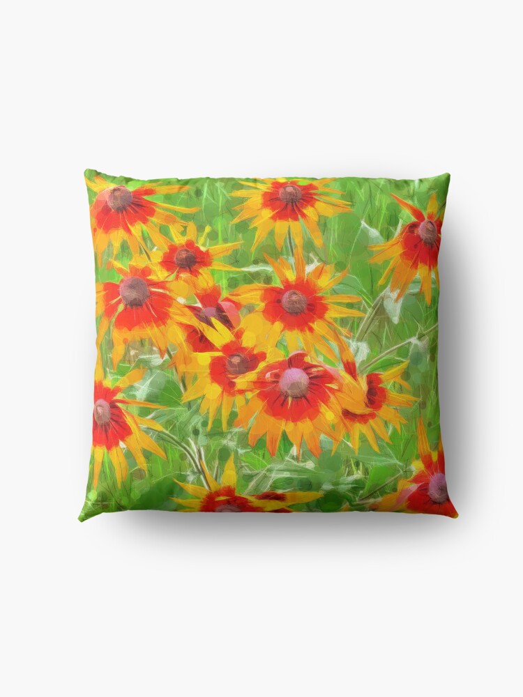 Alternate view of Flowers Floor Pillow