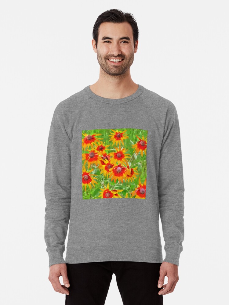 Alternate view of Flowers Lightweight Sweatshirt