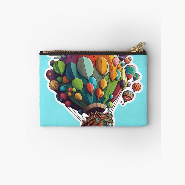 Artikelvorschau, Ballonreise 2 | Bunte Cartoon-Reise entworfen und verkauft von Sunchaser World.