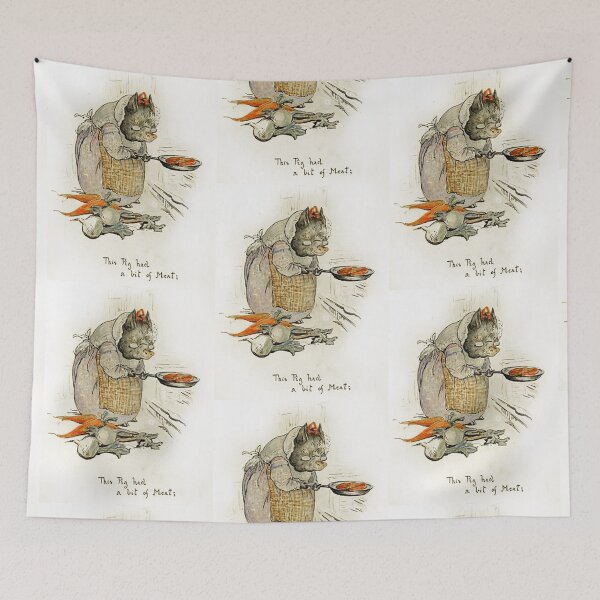 Artikelvorschau, Dieses Schwein hatte ein bisschen Fleisch von Beatrix Potter entworfen und verkauft von Vintage Designs +.