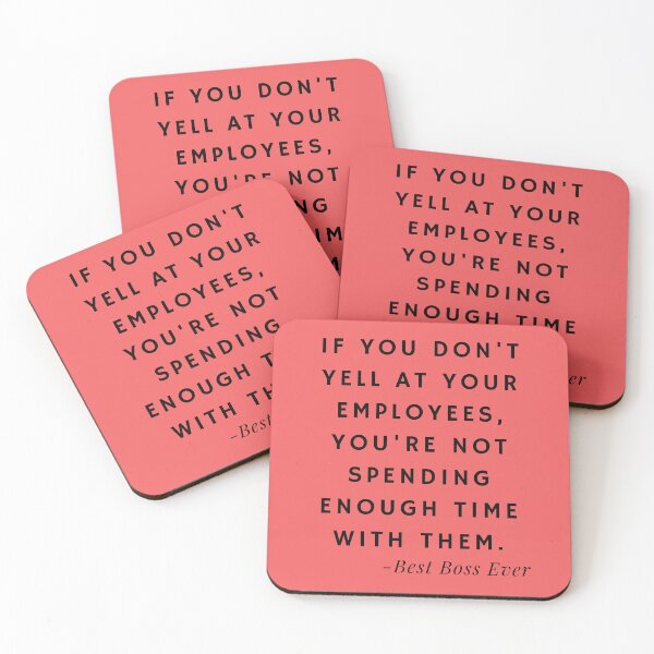 Item preview, Best Boss Ever Quotes about Yelling (Red) designed and sold by nipanee.