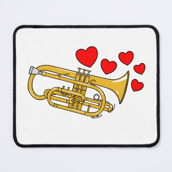 Item preview, Valentines Cornet Teacher Cornetist Brass Player Wedding Musician designed and sold by doodlerob.