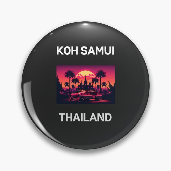 Item preview, Koh Samui Thailand Synthwave designed and sold by GigaDesigns.