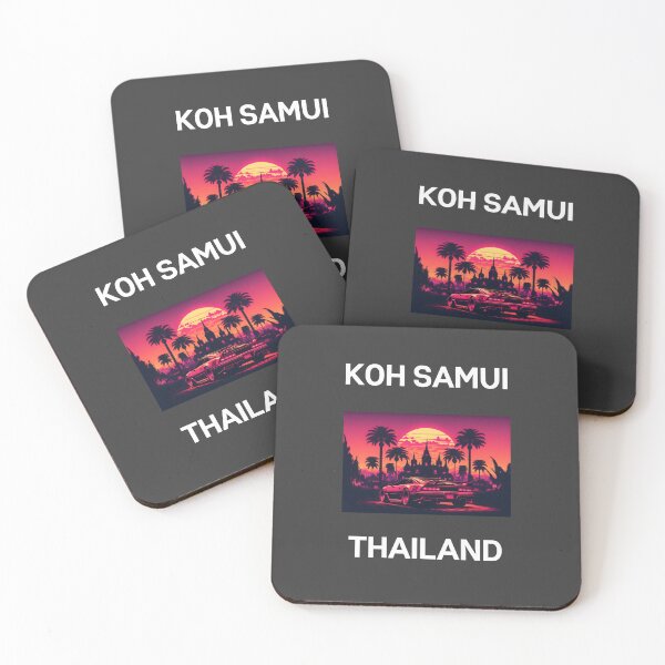 Item preview, Koh Samui Thailand Synthwave designed and sold by GigaDesigns.