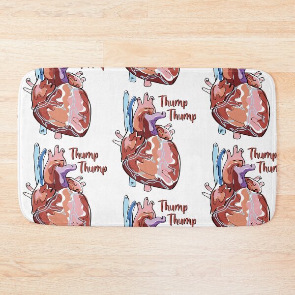 Item preview, Thump Thump | Abstract Heart | Fun Anatomy designed and sold by Karli Mogen.
