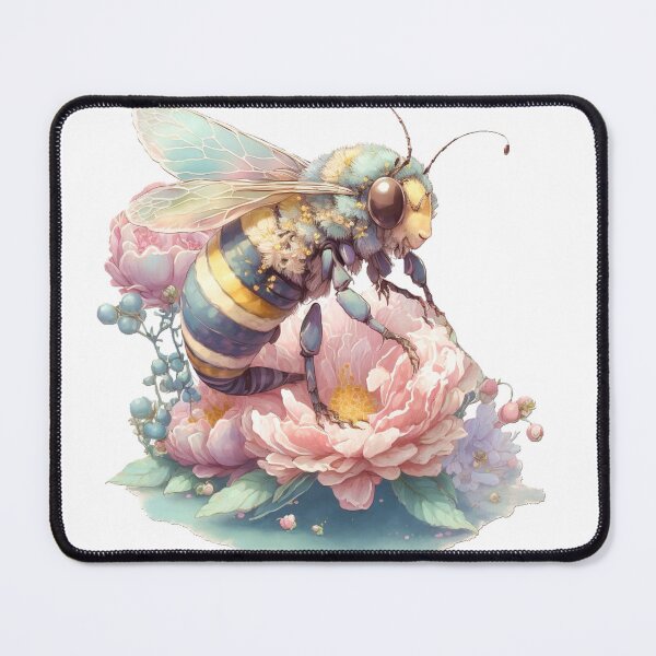 Item preview, bee on flower designed and sold by MckennaiiShop.