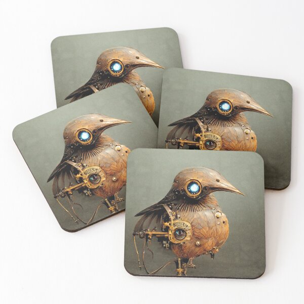 Item preview, Fragmented mechanical avian remains scattered. designed and sold by BeerDragons.