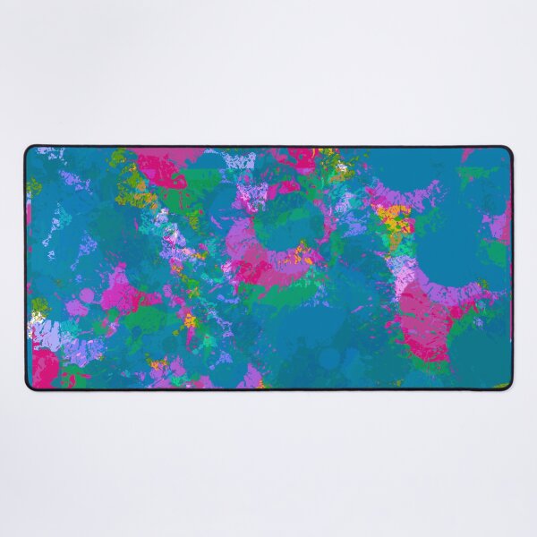 Item preview, Multicolor and Blue, Green, Lilac, Pink and Magenta Tones Splashes of Paint Pattern Design designed and sold by theprintedclub.