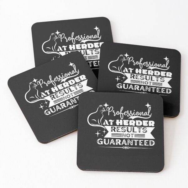 Item preview, professional cat herder results not guaranteed designed and sold by Rainbow Designs.