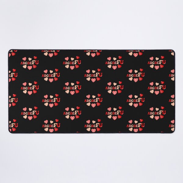 Item preview, ABCDEFU Retro Funny Heart Valentine's Day  designed and sold by KathyNicholas.