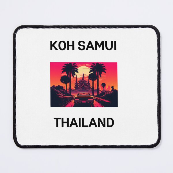Item preview, Koh Samui Thailand synthwave designed and sold by GigaDesigns.