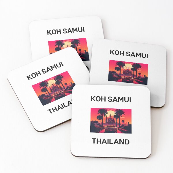 Item preview, Koh Samui Thailand synthwave designed and sold by GigaDesigns.