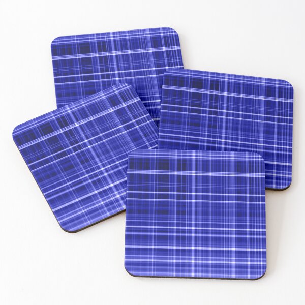 Item preview, Blue Plaid Colorful Stripes Design designed and sold by eddiebarronshop.