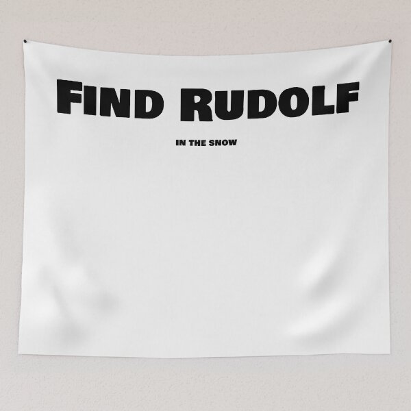 Item preview, Find Rudolf in the snow designed and sold by vuilwerk.