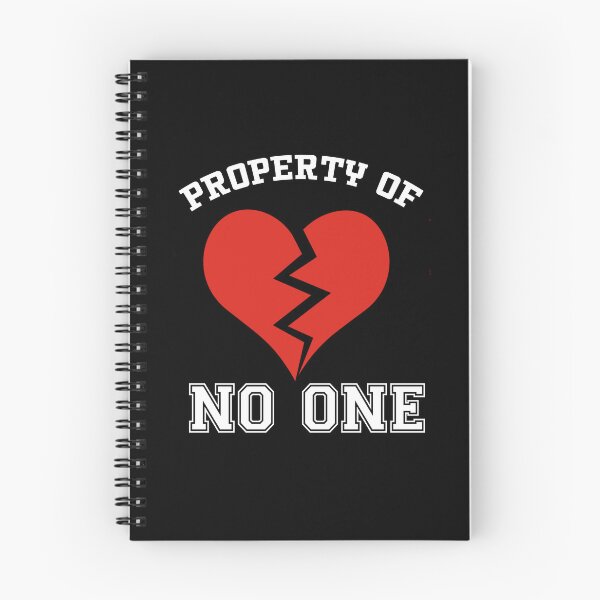 Item preview, Property of No One Broken Heart Break up  Single designed and sold by funnytshirtemp.