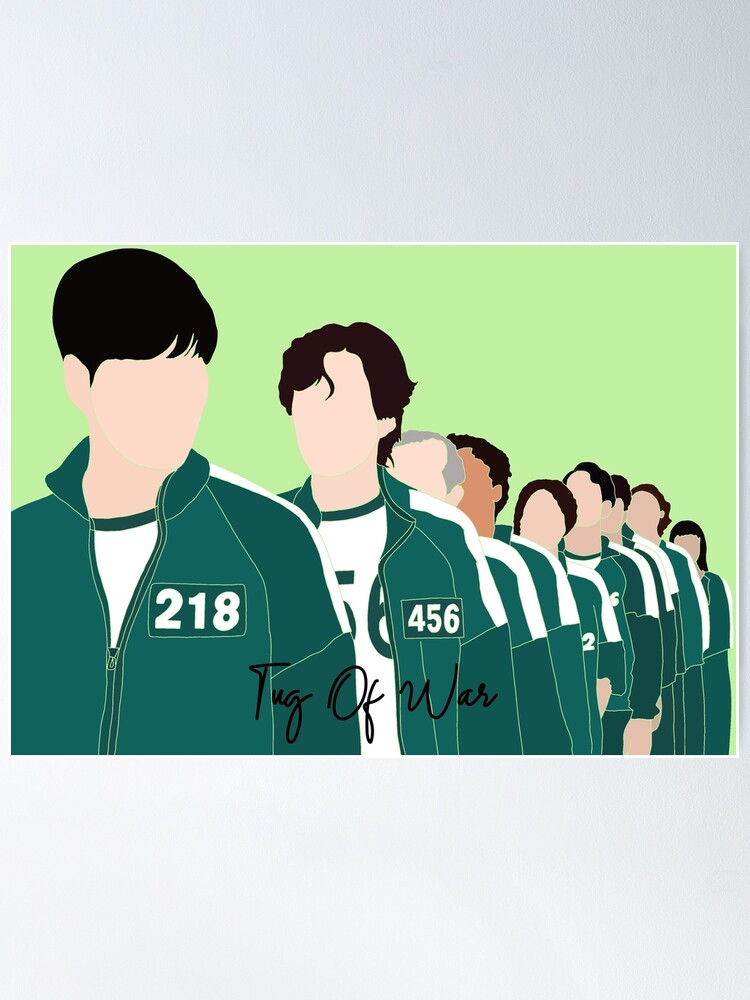 Squid Game - Player 456/ Seong Gi-Hun Poster for Sale by VidhiVora