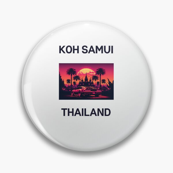 Item preview, Koh Samui Thailand synthwave designed and sold by GigaDesigns.